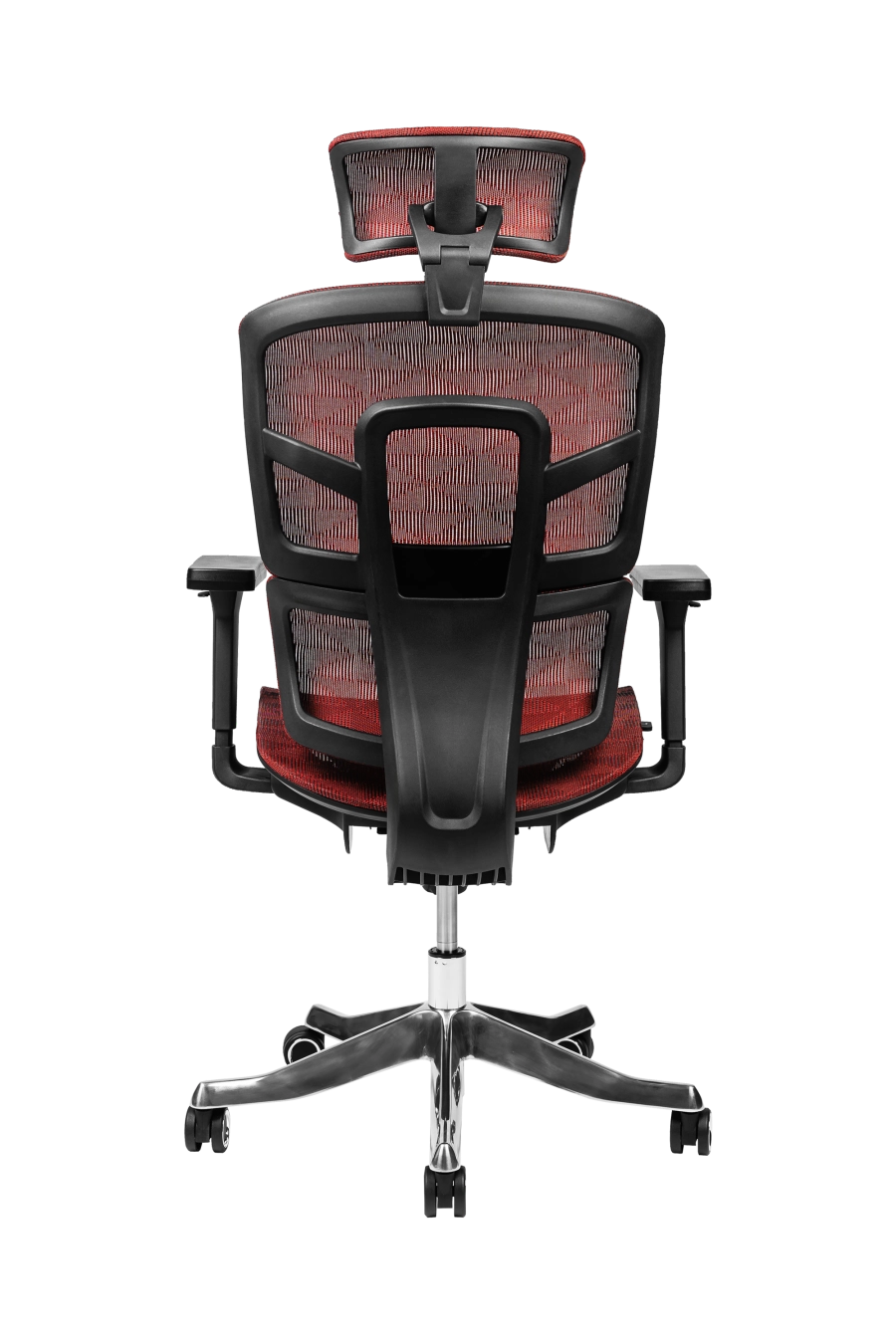 Porto: Conceput pentru reglaje la îndemână, CUSTÓ Porto combină șezutul și spătarul din plasă elastomerică ce mențin un microclimat plăcut chiar și în zilele toride. Tetiera 3D se adaptează înălțimii și unghiului capului, iar cotierele 3D permit setarea pe înălțime, adâncime și rotație. Baza rotativă ușoară și roțile din poliuretan rulează silențios, protejând pardoseala. Accentele roșii dinamizează biroul, transformând fotoliul într-un element de design care inspiră energie și creativitate.